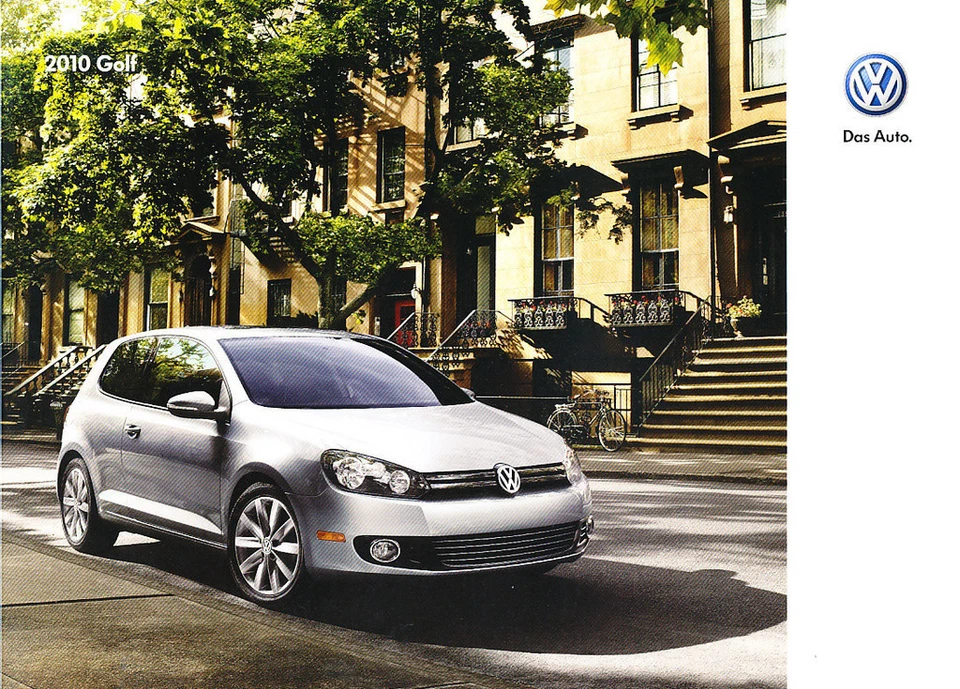 2010 VW Volkswagen Golf 24-page Original Dealer Sales Brochure Catalog - TDI 2.5 Foto 1 de 1