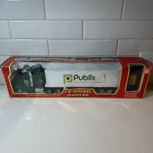EZTEC Remote Control Semi Truck Publix 18-Wheel Hauler 18” Long Open Box Works - Picture 1 of 15