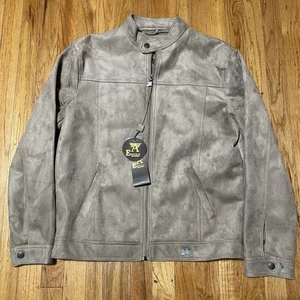 Giacca Pelle Scamosciata Vintage A Emporio Collezioni Colore Marrone Made in Italy M - Foto 1 di 9