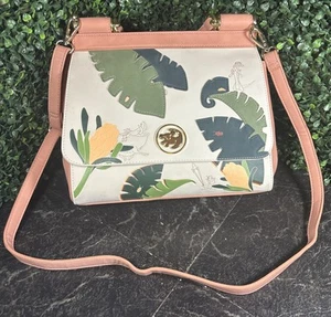 Loungefly Disney Lion King Simba Timon Pumba Tropical Floral Crossbody Purse - Picture 1 of 14