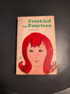 Freckled And Fourteen By Viola Rowe Paperback 1968 - Picture 1 of 9