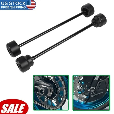 Protector de rueda deslizante horquilla eje delantero trasero para 24-25 CFMOTO 675SR-R 675SR 675SS Foto 1 de 4