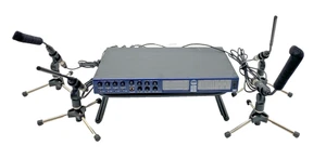MOTU Traveler FireWire Interface W/ 4 audio technica MIC ES935, Stands - Picture 1 of 7