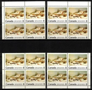 CANADA - SCOTT 610p+610pi - VFNH - M/S PLATE  BLOCK - CORNELIUS KRIEGHOFF - 1972 - Picture 1 of 1