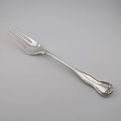 Garfo de servir Tiffany Provence prata esterlina - 9" - Sem monograma - Imagem 1 de 3