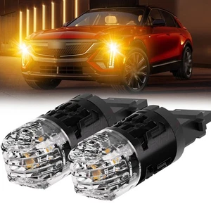 LED 3156 3157 Turn Signal Lights 3500K Amber for 1990-2014 FORD F150 - Picture 1 of 8