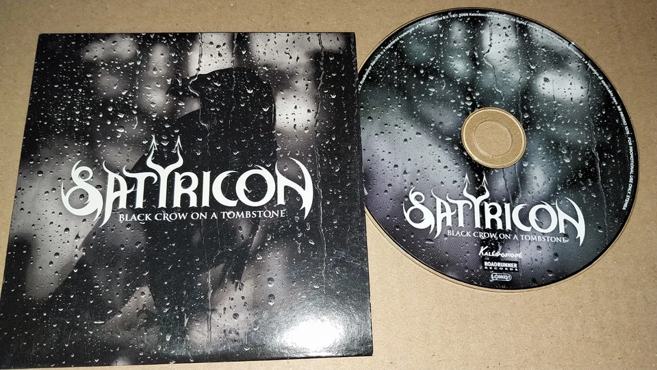 Maxi CD SATYRICON - BLACK CROW ON A TOMBSTONE /  1 Track Roadrunner 2008  METAL - Bild 1 von 2