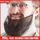 100pcs Disposable Beard Dust Cover Nylon Honeycomb Beard Protective Mesh (Black)
