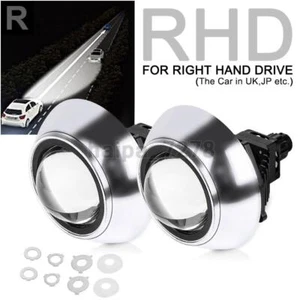 3.0" RHD Bi LED Faro Proyector Lente Bombilla Alta/Baja 110W 6000K 20000LM Retrofit - Imagen 1 de 12