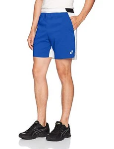 Pantalón corto Asics Team Centerline Pocket 7" para hombre grande azul blanco TE3359 - Imagen 1 de 1