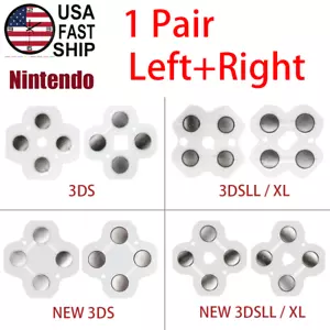 1 par de membranas conductoras con botón ABXY para Nintendo 3DS LL /XL | Nuevo 3DS LL /XL - Imagen 1 de 12