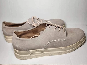 H London Hudson Herren Grau Wildleder Leder Schnürschuhe Chukka Schuhe US 12 - Bild 1 von 4