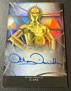 2024 Topps Masterworks /50 Auto Anthony Daniels as C-3PO. - Picture 1 of 2
