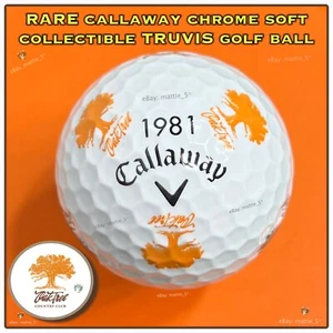 (1) RARE Callaway Chrome Soft TRUVIS Golf BALL (1981) Oak Tree Country Club OK - Picture 1 of 2