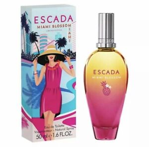 Escada Miami Blossom Women Eau De Toilette Spray 1.6 Oz/50 Ml New In Sealed Box