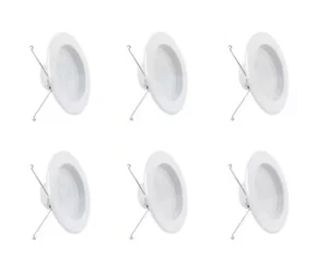 π₯6 pack Feit Electric 5" or 6" Integrated LED White Retrofit Recessed Lights - Picture 1 of 2