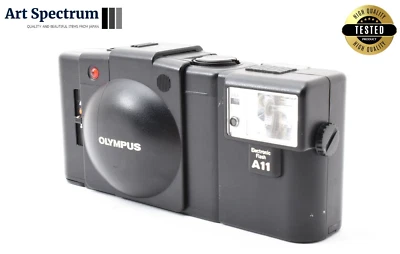 [N Mint] Olympus XA2 + A11 D.Zuiko 35mm f3.5 point&shoot Film Camera from Japan - Image 1 of 4