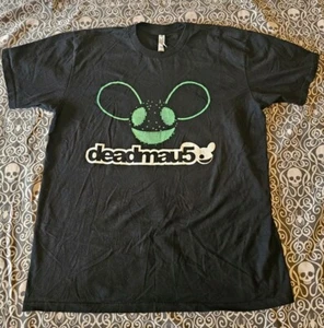 y2K 2017 deadmau5 concert LA SHRINE tour t shirt adult unisex Large EDM - Picture 1 of 7