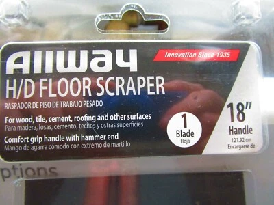 FLOOR SCRAPER HEAVY DUTY ALLWAY FS18 适用于木质瓷砖木屋 + 其他全新  — 第 1/4 张图片