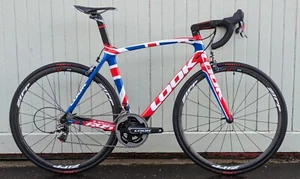 LOOK 695 SR Ltd Edition Union Jack GB 53 Medium with SRAM ZIPP Pirelli 3T Parts - Picture 1 of 12