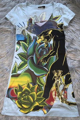 Vintage Christian Audigier Dress Shirt S - Image 1 of 4