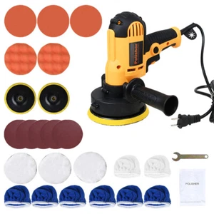 5" Car Polisher Buffer Sander Polishing Machine Buffing Sponge Pads Polish Kit - Picture 1 of 12