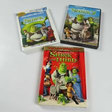 Shrek DVD 3 Movie LOT Shrek 1 & 2 & Shrek the Third Dreamworks FAST FREE SHIPPIN