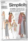 Uncut Sewing Pattern Simplicity 8666 Ladies Xs-M Slip Nightgown Camisole Shorts