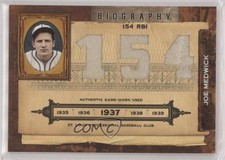 2008 Playoff Prime Cuts Biography Materials /50 Joe Medwick #7 HOF