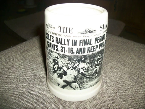 1959 Baltimore Colts Mug Stein Cover