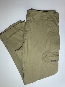 Wrangler Cargo Trousers Mens W40" L30 Y2K Relaxed Baggy Fit Workwear Pants Beige - Bild 1 von 12