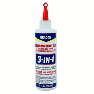 3-In-1 Advanced Craft Glue - Fast-Drying, Crystal Clear Adhesive for Wood, Ceram - Picture 1 of 6