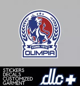 5 Pack - Olimpia Honduras Vinyl Sticker Decal Calcomania Futbol Tegucigalpa - Picture 1 of 1