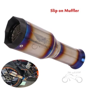 Modified Titanium Exhaust Muffler Tips Slip for 1290 Super Duke R/GT 2014-2020 - Picture 1 of 7