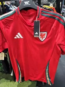 Camiseta local de la selección nacional de fútbol de Gales 20/21, nueva con etiquetas, 100 % original - Imagen 1 de 1