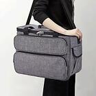 Premium Sewing Machine Case with Multiple Pockets Padded Gray Dust Cover Oxford