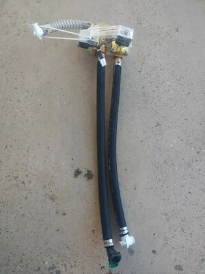 Válvula de desligamento dupla Parker Hannifin 08F22C2140A3FOC75 com acessórios de latão para mangueira.St - Imagem 1 de 4