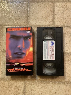 Days of Thunder VHS Tape Tom Cruise Nicole Kidman Free Shipping - Image 1 of 2