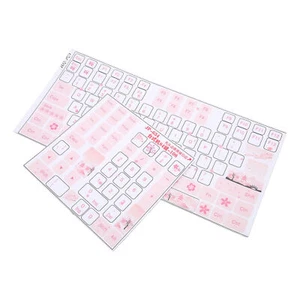 Keyboard Stickers Universal Desktop Computer Mechanical Keyboard Clear Beautiful - Afbeelding 1 van 12