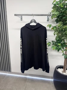 Fear Of God Printed Collection Hoodie In Black RRP £430 / UK. L (Fits. XL) - Picture 1 of 10