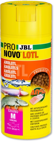 JBL GMBH & CO. KG JBL Pronovo Lotl Grano M 250ml Futter für Axolotl und Molche von 8-20cm