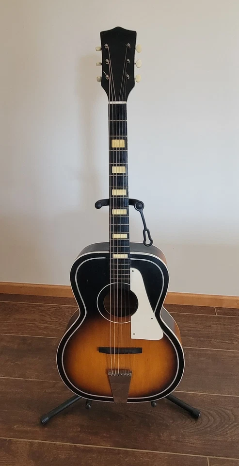 Vintage Kay K5160 6 String Acoustic Guitar. 1960's . Great, Playable Condition.  - Image 1 of 4