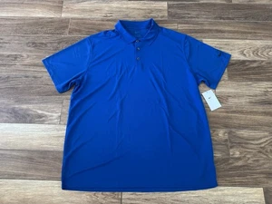 NEU MIT ETIKETT Nike Dri-Fit Poloshirt 2XL Blau Größe XXL - Bild 1 von 4