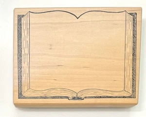 Heartfelt Creations- Storybook Open Ornate Book You Fill the Pages Rubber Stamp - Picture 1 of 3