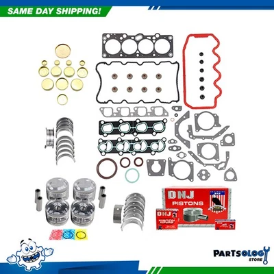 Kit de reconstrucción de motor DNJ EK420 para 97-99 Ford Mercury Escort Tracer 2,0 L SOHC 8v Foto 1 de 4