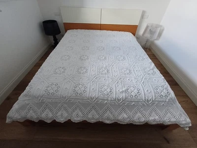 Doppelbettdecke Baumwolle Häkeln Strick Handarbeit - No Lana - Bild 1 von 4