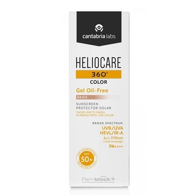 Gel Heliocare 360 colores beige sin aceite SPF50 Foto 1 de 4
