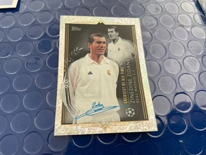 TOPPS CHAMPIONS LEAGUE 2023/24 REAL MADRID ZIDANE 735 AUTOGRAFO MINT - Picture 1 of 2