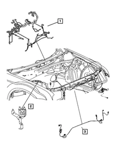 Genuine Mopar Headlamp And Dash Wiring 4607254AF - Bild 1 von 1