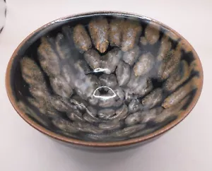 Chinese Bowl Brown Black Glaze Tortoiseshell Song Dynasty Papercut Jizhou - Picture 1 of 13